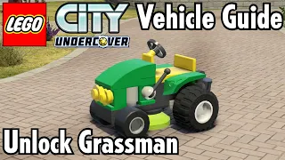 How to Unlock Grassman / Lawn Mower | Lego City Undercover - Vehicle Guide