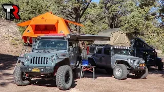 5 Jeep Wrangler Overland Camp Setups
