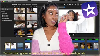 how i edit my videos on imovie 2022 //  beginner friendly tips & tricks *like a pro💪🏾*