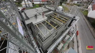 Timelapse / Zeitraffer Europe's largest 3D-printed apartment building