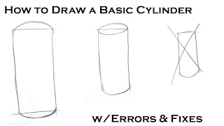 How to Draw a Basic Cylinder