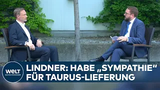 LINDNER IM EXKLUSIV-INTERVIEW: Habe „Sympathie" für Taurus-Lieferung an Ukraine | Putins Krieg