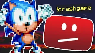 So My Stream Chat ACTUALLY BROKE Youtube... (Sonic VS Chat 3)