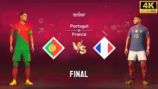 FIFA 23 - Portugal vs France | Ronaldo vs Mbappe | FIFA World Cup Final [4K60]