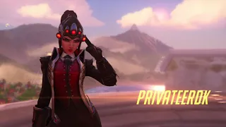 Widow fight ( mod døring) DANSK Overwatch