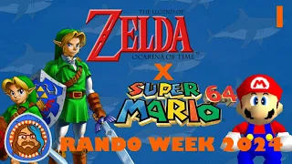 Mario 64 and OOT Randomized Together! | OOT X Mario 64 Randomizer Part 1 | Rando Week 2024