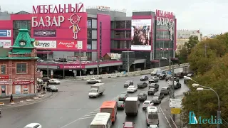 Реклама на медиафасаде в Нижнем Новгороде, улица Гордеевская, 7