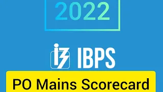 My IBPS PO Mains Scorecard || 22 JAN 2022 ||