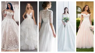 Elegant Wedding Dress Ideas | Minimalist Wedding Dresses 2023 | Latest Bridal Gowns Modern Designs