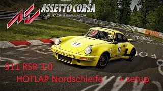 HOTLAP Nordschleife Porsche 911 Carrera RSR 3 0 GoPro onboard +setup