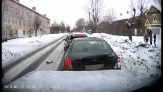 Подборка аварий и ДТП март 2013 часть 8)   Car crash compilation 2013