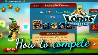 How to complete stage 6-18 elite || Ending the Dreams