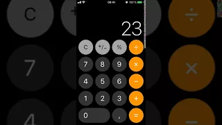 iOS 11 calculator bug