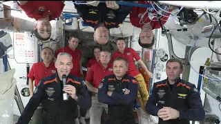 Expedition 70 Axiom Mission 3 International Space Station Farewell Remarks