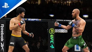 UFC 4 - Bruce Lee vs Conor Mcgregor (Legendary ) Gameplay (PS5 )