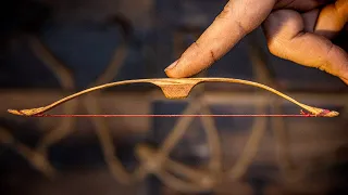 Making the Smallest Recurve Bow EVER  "Miniature Bow Build!"