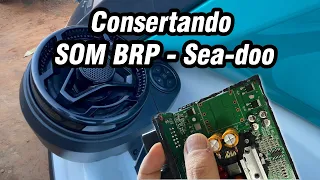 Conserto de Som BRP de Jetski sea-doo GTI. Amplificador estragou, tem reparo?