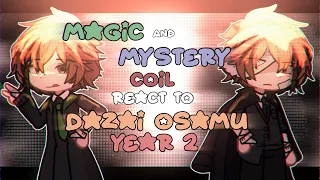 MAGIC and MYSTERY react to DAZAI OSAMU | HP x BSD | Bungo Stray Dogs | Harry Potter | 1/2