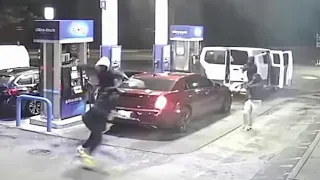 Ambush Carjacking at Germantown Gas Station Caught on Camera