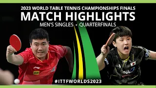 Liang Jingkun vs Tomokazu Harimoto | MS QF | 2023 ITTF World Table Tennis Championships Finals