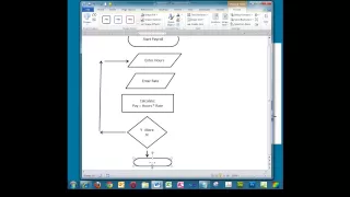 Creating a Simple Flowchart in Microsoft Word.
