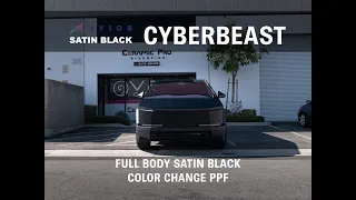 Tesla CyberBEAST | IVIOS Satin Black PPF