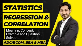 Regression & Correlation, Regression line or Regression Equation  #statistics #correlation