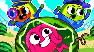 A Watermelon is Growing in My Tummy!😲🍉 Who Took The Cookie? 🍪 Kids Song by VocaVoca Friends 🥑