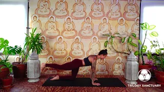 Grounding Root Chakra Vinyasa Yoga Flow (60 Min) Chakra Series #1 | Trilogy Sanctuary