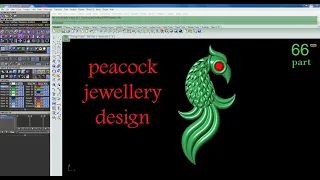 Rhino matrix class #66 /matrix 9 how to make in peacock pis jewellery cad design/Create peacock pis