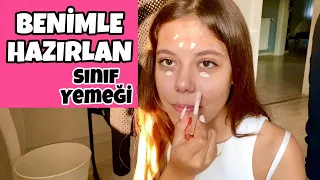 Benimle Hazırlan || Sınıf Yemeği Vlog. Tuana Zeybek