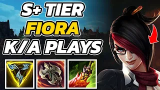 CHALLENGER FIORA GAMES. K/A PLAYS ONLY. LOL META. 62% WIN FIORA TOP
