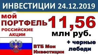 №14  Инвестиционный портфель акций. ВТБ Мои Инвестиции. Акции. ETF. ИИС. ОФЗ. Облигации. Дивиденды.