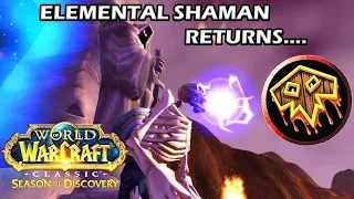 Dawn Of The Elemental BURST Shaman!🔥⚡ | WoW Season Of Discovery World PvP