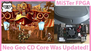 MiSTer FPGA DE10 NANO. Neo Geo CD Core Was UPDATED! Now with SOUND! SNK's CD Console that Could