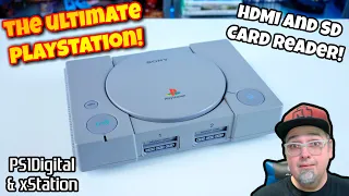 The ULTIMATE PlayStation 1 - Load Games With SD Card & HDMI Video! PS1Digital & xStation Modded!