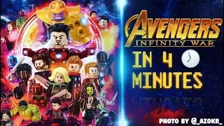 MARVELS Avengers: Infinity War In 4 Minutes [LEGO STOP MOTION]