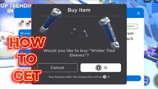 How to get the Winter Tied Sleeves in Walmart Discovered | Free Limited UGC