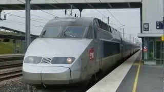 TGV Trains at Gare Champagne-Ardenne 6 March 2013