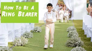 The Official Ring Bearer | Alex & iLed Wedding