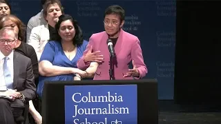 Maria Ressa delivers commencement speech at 2019 Columbia Journalism School graduation