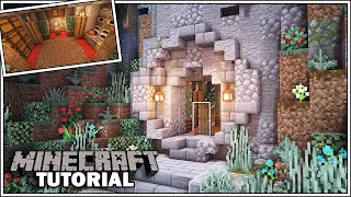 Minecraft Tutorial: HOW TO BUILD A MOUNTAIN HOUSE [Starter House]