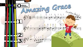 Amazing Grace Violin Tutorial  | Christian Hymn | 小提琴入門班 | 奇異恩典 | 基督教聖詩 [Level 2]