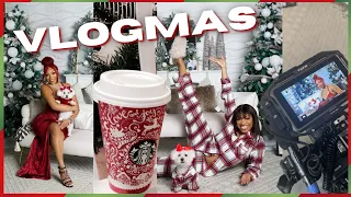 DECEMBER 1ST VLOG! | Vlogmas Day 1! new intro reveal, Meet my Dads Family,  Matching Pajamas & more