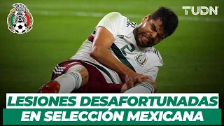Momentos desafortunados... Top 5 de lesiones en Selección Mexicana | TUDN