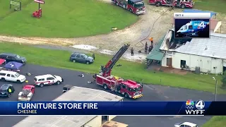 New information released on fire at Upstate, South Carolina, furniture store