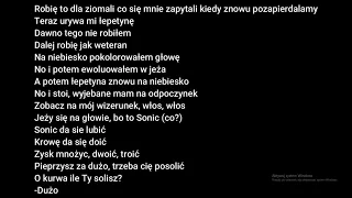 Oki   Sonic skit 1h + tekst