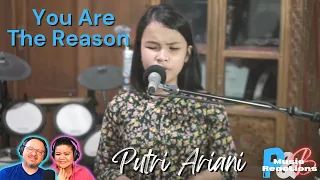 Putri Ariani | "You Are The Reason" ( Calum Scott Cover) | Couples Reaction