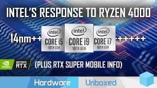 14nm Returns to Fight Ryzen Mobile 4000, Intel Comet Lake-H Info + Nvidia Super for Laptops