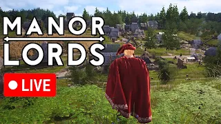 DAY 1 Manor Lords Stream: A New Medieval Game Released TODAY